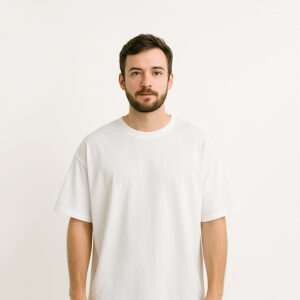 Oversized Drop Shoulder 210gsm, Terry Cotton Loopknit Heavy Gauge, 100% Cotton Supercombed Premium Fabric