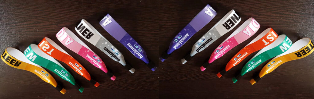 Satin Wristband printing brothers